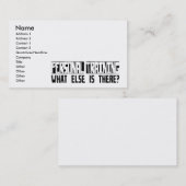 Carte De Visite Formation personnelle quoi encore est là ? (Devant / Derrière)