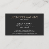 Carte De Visite Formation professionnelle K9 (Dos)