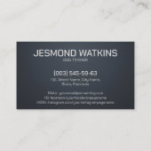 Carte De Visite Formation professionnelle K9 (Dos)