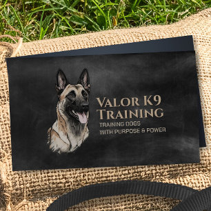 Carte De Visite Formation professionnelle K9 - Malinois belge