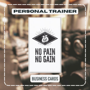 Carte De Visite Formation professionnelle personnelle Fitness & Nu