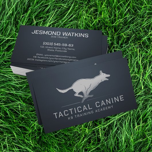 Carte De Visite Formation professionnelle pour K9