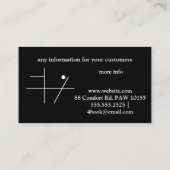 Carte De Visite formation / secourt (Dos)