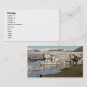 Carte De Visite Formations d'iceberg (Devant / Derrière)