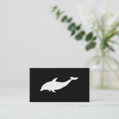 Carte De Visite Forme de dauphin (Debout devant)