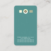 Carte De Visite Forme drôle de regard de faux de téléphone (Dos)