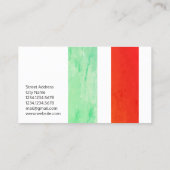 Carte De Visite Forme géante moderne de diagonale de rayure (Dos)