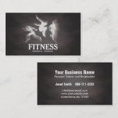 Carte De Visite Forme physique personnelle d'entraîneur de coureur (Devant / Derrière)
