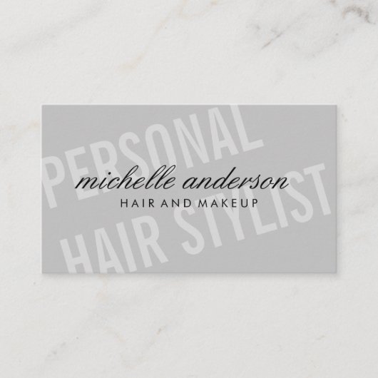 Carte De Visite Forme volumineuse/dynamique (Devant)