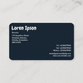 Carte De Visite Formes Abstraites 02a (Dos)