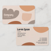 Carte De Visite Formes Abstraites 03 (Devant / Derrière)
