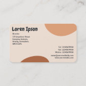 Carte De Visite Formes Abstraites 03 (Dos)