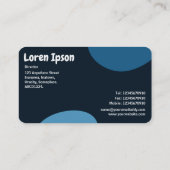 Carte De Visite Formes Abstraites 03a (Dos)