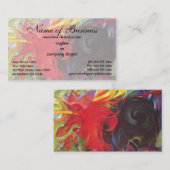 Carte De Visite Formes combattantes de Franz Marc ; Formes combatt (Devant / Derrière)