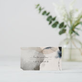 Carte De Visite Formes d'aquarelle Terre Abstraite Entraîneur de v (Debout devant)