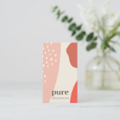 Carte De Visite Formes de peinture Abstraite et Terre (Debout devant)