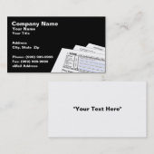 Carte De Visite Formes d'impôt (Devant / Derrière)