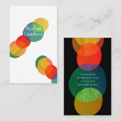 Carte De Visite Formes et couleurs (Devant / Derrière)