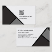 Carte De Visite Formes géométriques (Devant / Derrière)