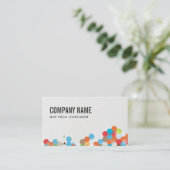 Carte De Visite Formes géométriques | Arrière - plan Canvas (Debout devant)