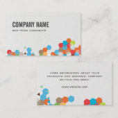 Carte De Visite Formes géométriques | Arrière - plan Canvas (Devant / Derrière)