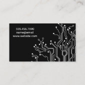 Carte De Visite Formes géométriques | Microchip Tech (Dos)