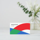 Carte De Visite Formes géométriques modernes (Debout devant)