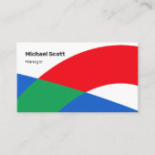 Carte De Visite Formes géométriques modernes (Devant)