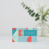 Carte De Visite Formes géométriques Points circulaires Gradients M (Debout devant)