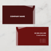 Carte De Visite Formes plates d'entreprise Impacty Bordeaux (Devant / Derrière)