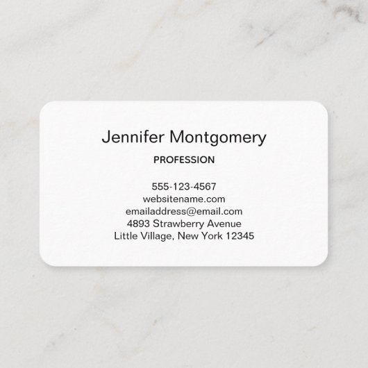 Carte De Visite Formes rectangulaires bleues sur Arrière - plan ro (Dos)