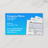 Carte De Visite Formulaires fiscaux fédéraux (Devant)