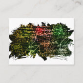 Carte De Visite Formules dans l'espace mathématique (Devant)