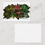 Carte De Visite Formules dans l'espace mathématique (Devant / Derrière)