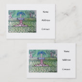Carte De Visite Forsyth Park-cartes de visite (Devant / Derrière)