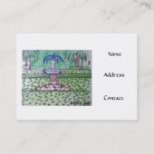 Carte De Visite Forsyth Park-cartes de visite (Dos)