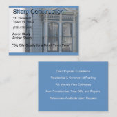 Carte De Visite Forte construction (Devant / Derrière)