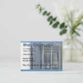 Carte De Visite Forte construction (Debout devant)