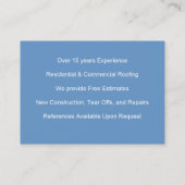 Carte De Visite Forte construction (Dos)