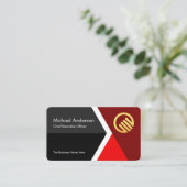 Carte De Visite Forward Moving Arrow To Success CEO (Debout devant)