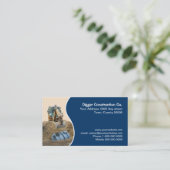 Carte De Visite Fosse septique remblayé par un bêcheur (Debout devant)