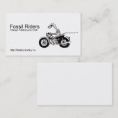 Carte de visite fossile de cavaliers (Devant / Derrière)