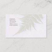 Carte De Visite Foudre au-dessus de l'aquarelle bleu clair (Dos)