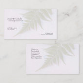 Carte De Visite Foudre au-dessus de l'aquarelle bleu clair (Devant / Derrière)