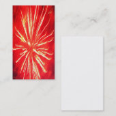 Carte De Visite foudre rouge (Devant / Derrière)