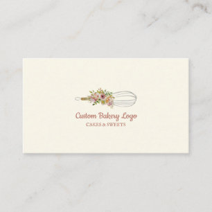 Carte De Visite Fouet de cuisine Chef pâtissier