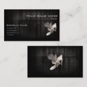 Carte De Visite Fouet de motocross ; Noir frais (Devant / Derrière)