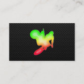 Carte De Visite Fouet lisse de motocross (Dos)