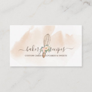 Carte De Visite fouet signature boulangerie mignonne