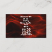 Carte De Visite Fouets rouges (Dos)